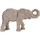 Casa Figuras decorativas Signes Grimalt Figura de Elefante Plata