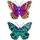 Casa Figuras decorativas Signes Grimalt Figura Mariposas 2 Unidades Multicolor