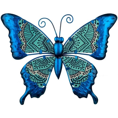 Casa Figuras decorativas Signes Grimalt Figura Mariposa Azul