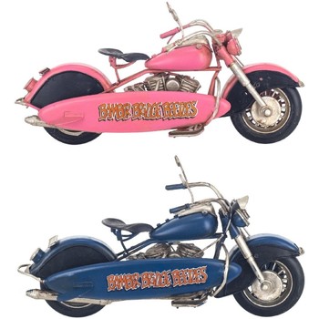 Casa Figuras decorativas Signes Grimalt Motocicleta Set 2 U Multicolor