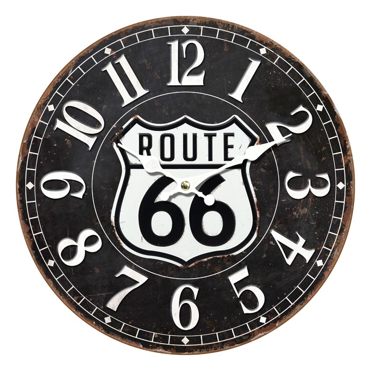 Casa Relojes Signes Grimalt Reloj Pared Route 66 Negro