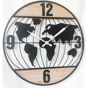 Casa Relojes Signes Grimalt Reloj Pared Mundo Negro