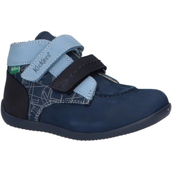 Zapatos Niño Botas de caña baja Kickers 860096-10 BONKRO-2 Azul