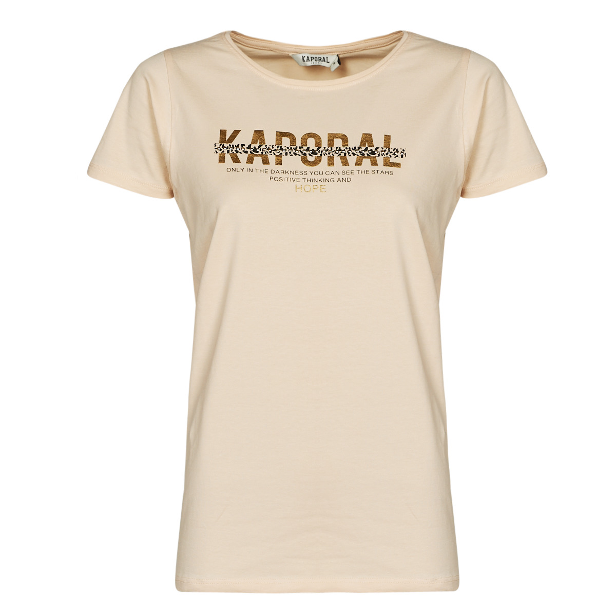 textil Mujer Camisetas manga corta Kaporal KALIN Beige