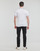 textil Hombre Polos manga corta Calvin Klein Jeans TIPPING SLIM POLO Blanco / Negro