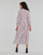 textil Mujer Vestidos largos Tommy Hilfiger VISCOSE MIDI SHIRT DRESS 3/4 SLV Blanco / Azul / Rojo