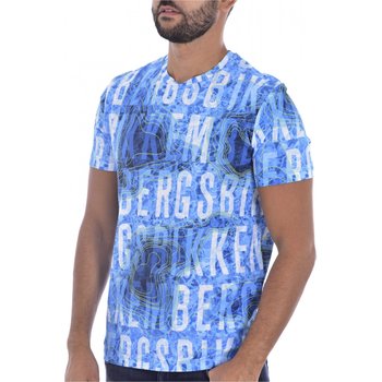 textil Hombre Camisetas manga corta Bikkembergs C 4 101 00 E 2250 - Hombres Azul