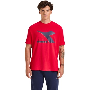textil Hombre Camisetas sin mangas Diadora Ss Shield Rojo