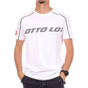textil Hombre Camisetas manga corta Lotto  Blanco