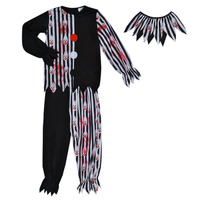 textil Niño Disfraces Fun Costumes COSTUME ENFANT BLOODY CLOWN Multicolor