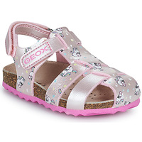 Zapatos Niña Sandalias Geox B SANDAL CHALKI GIRL Rosa