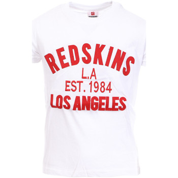 textil Niños Camisetas manga corta Redskins  Blanco