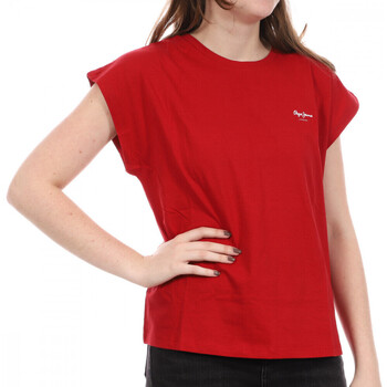 textil Mujer Tops y Camisetas Pepe jeans  Rojo