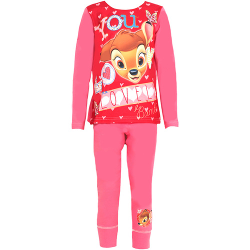 textil Niña Pijama Disney  Rojo