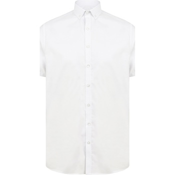 textil Hombre Camisas manga larga Henbury H517S Blanco