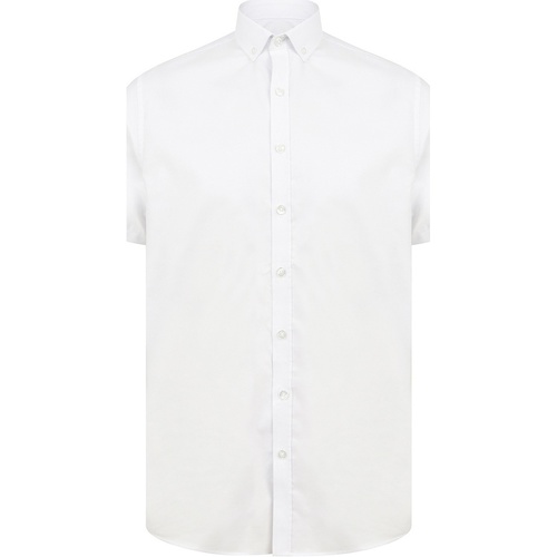 textil Hombre Camisas manga larga Henbury Modern Blanco
