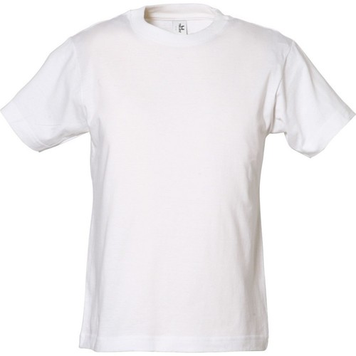 textil Niño Camisetas manga corta Tee Jays Power Blanco