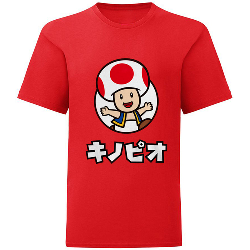 textil Niños Tops y Camisetas Super Mario HE314 Rojo