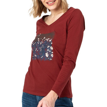 textil Mujer Camisetas manga larga TBS  Rojo