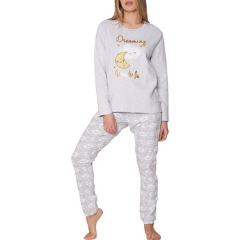 textil Mujer Pijama Admas Pantalones del pijama Dreaming Wonderful Gris