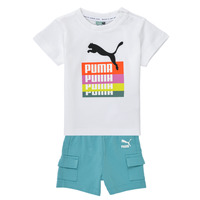 textil Niños Conjunto Puma MINICATS PRIME SHORT SET Multicolor