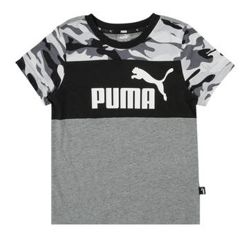 textil Niño Camisetas manga corta Puma ESS CAMO TEE Multicolor