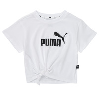 textil Niña Camisetas manga corta Puma ESS LOGO KNOTTED TEE Rosa