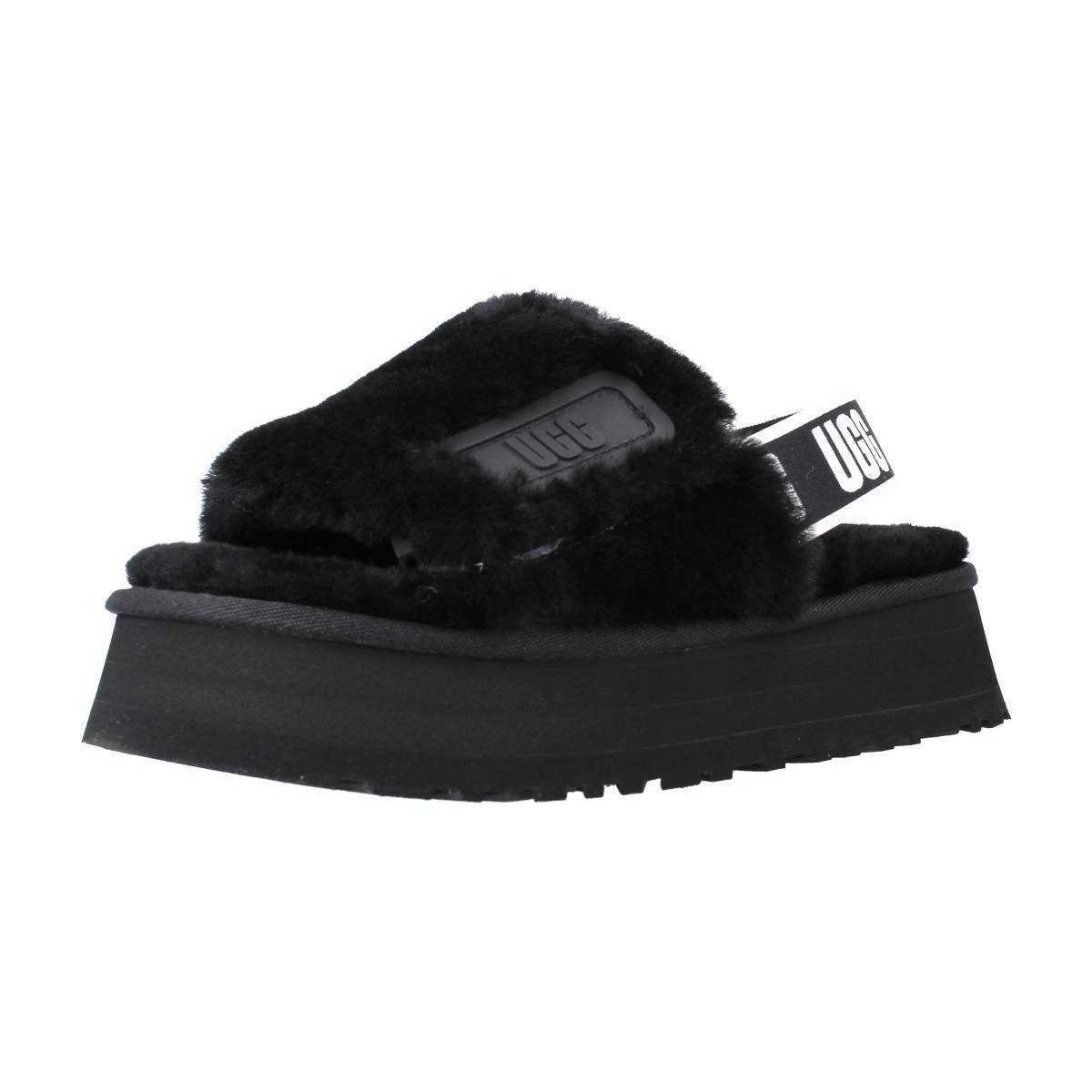 Zapatos Mujer Pantuflas UGG W DISCO SLIDE Negro