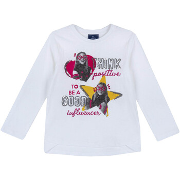 textil Niños Camisetas manga larga Chicco 09067383000000 Blanco