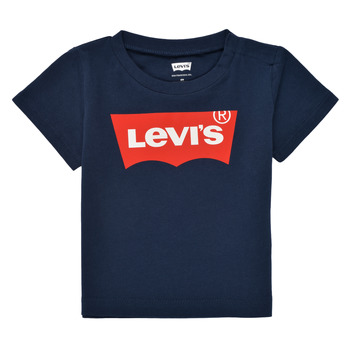 textil Niño Camisetas manga corta Levi's BATWING TEE Marino
