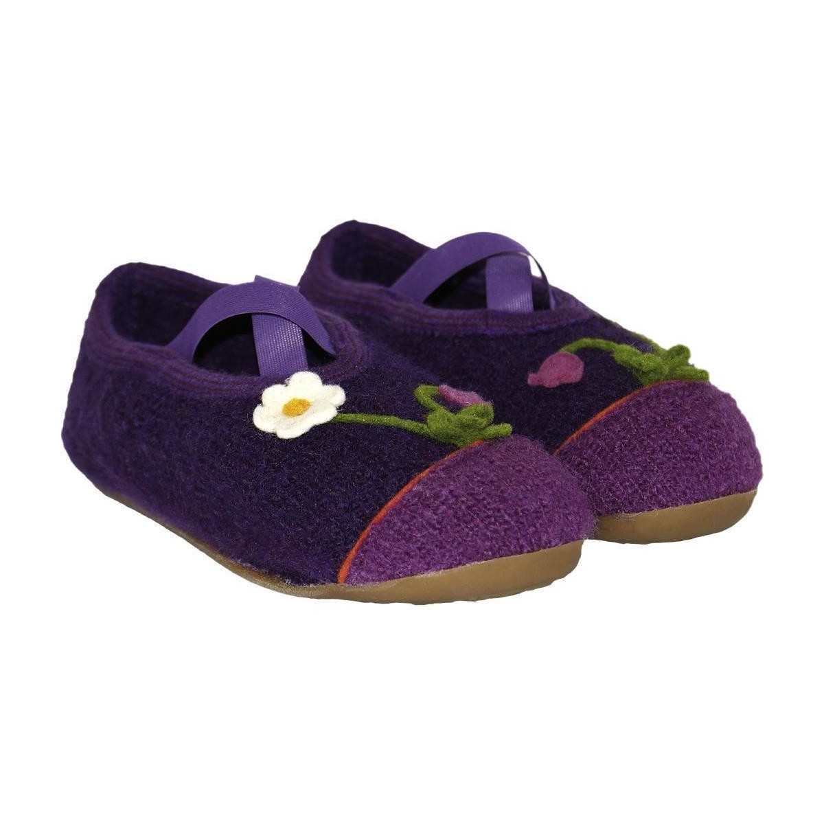 Zapatos Niños Pantuflas Haflinger 48300632 Violeta