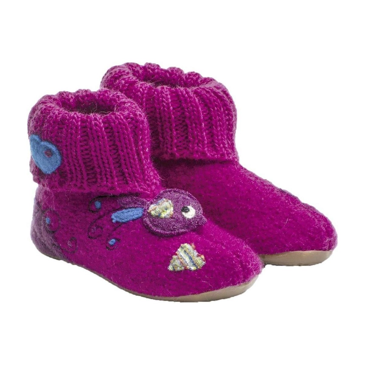 Zapatos Niños Pantuflas Haflinger 48500830 Violeta