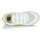 Zapatos Niños Zapatillas bajas Veja Small V-10 Velcro Blanco / Amarillo