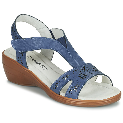 Zapatos Mujer Sandalias Damart 69994 Azul