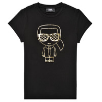textil Niña Camisetas manga corta Karl Lagerfeld UNVEDIFE Negro