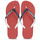 Zapatos Chanclas Havaianas BRASIL MIX Rojo