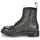 Zapatos Mujer Botas de caña baja Dr. Martens 1460 Gunmetal Wild Croc Emboss Negro