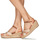 Zapatos Mujer Sandalias Tommy Hilfiger Tommy Webbing Low Wedge Sandal Beige