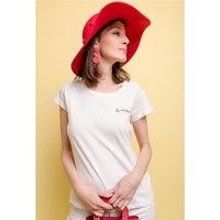 textil Mujer Camisetas manga corta Fashion brands  Blanco