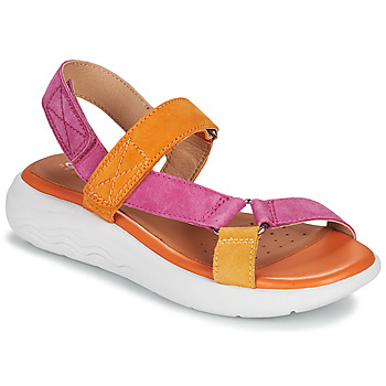Zapatos Mujer Sandalias Geox D SPHERICA EC5 E Rosa / Naranja