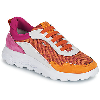 Zapatos Mujer Zapatillas bajas Geox D SPHERICA D Rosa / Naranja