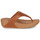 Zapatos Mujer Chanclas FitFlop LULU LEATHER TOEPOST Brown
