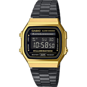 Relojes & Joyas Mujer Relojes digitales Casio A168WEGB-1BEF, Quartz, 36mm, 3ATM Oro