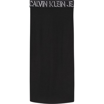 textil Mujer Faldas Calvin Klein Jeans FALDA WAISTBAND KNITTED  MUJER Negro