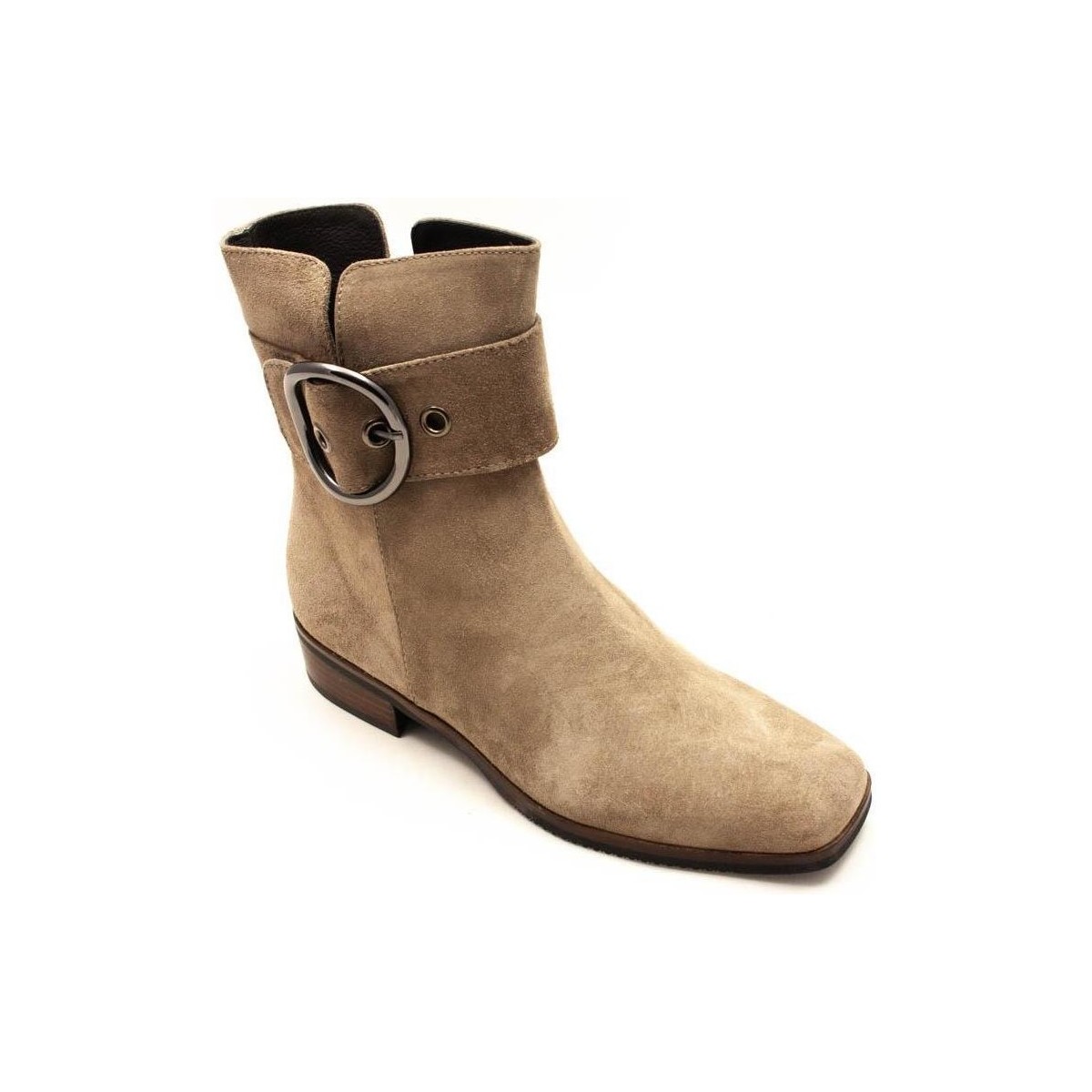 Zapatos Mujer Botines Plumers 5130 Beige