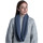 Accesorios textil Mujer Bufanda Buff Yulia Knitted Infinity Scarf Azul
