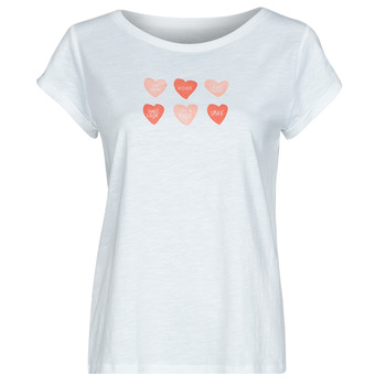textil Mujer Camisetas manga corta Esprit BCI Valentine S Blanco