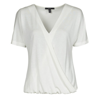 textil Mujer Camisetas manga corta Esprit CLT wrap tshirt Blanco