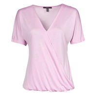 textil Mujer Camisetas manga corta Esprit CLT wrap tshirt Violeta