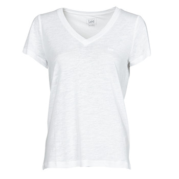 textil Mujer Camisetas manga corta Lee V NECK TEE Blanco